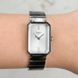 Tissot SRV Silver Dial Silver Steel Strap Watch for Women - T160.110.11.033.00