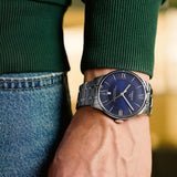 Tissot Chemin Des Tourelles Powermatic 80 Blue Dial Silver Steel Strap Watch for Men - T139.407.11.048.00