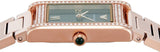 Emporio Armani Genni Green Dial Rose Gold Steel Strap Watch for Women - AR11641