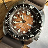 Seiko Prospex US Special Edition King Turtle Automatic Brown Dial Silver Steel Strap Watch for Men - SRPH55