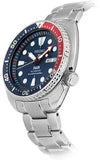 Seiko Prospex PADI Special Edition Automatic Blue Dial Silver Steel Strap Watch for Men - SRPE99
