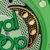 Swatch Royal Pop Green Dial Green Leather Strap Watch for Men - Green Eight