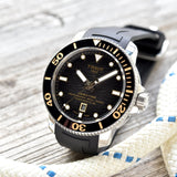 Tissot Seastar 2000 Professional Powermatic 80 Black Dial Black Rubber Strap Watch for Men - T120.607.17.441.01