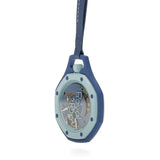 Swatch Royal Pop Blue Dial Blue Leather Strap Watch for Men - Lan Ba