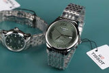 Tissot Le Locle Powermatic 80 Automatic Green Dial Silver Steel Strap Watch for Men - T006.407.11.093.00