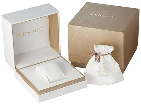 Versace Virtus Quartz Gold Dial Gold Steel Strap Watch for Women - VEHU00720