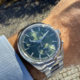 Tissot PR 100 Chronograph Green Dial Silver Steel Strap Watch for Men - T150.417.11.091.00