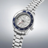 Seiko Prospex 1968 Heritage Diver's GMT 60th Anniversary White Dial Silver Steel Strap Watch for Men - SPB519J1