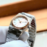 Tissot PRX Mother of Pearl Dial Silver Steel Strap Watch for Women - T137.010.21.111.00