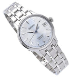 Seiko Presage Cocktail Time Automatic Ice Blue Dial Silver Steel Strap Watch for Men - SRPE19J1