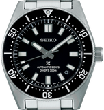 Seiko Prospex 1965 Heritage Divers Automatic Black Dial Silver Steel Strap Watch for Men - SPB453J1