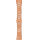 Tissot PRX Diamonds Rose Gold Dial Rose Gold Steel Strap Watch for Women - T137.010.33.506.00