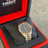 Tissot Ballade Quartz Blue Dial Two Tone Steel Strap Watch for Men - T156.410.22.041.00