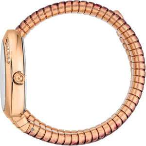 Just Cavalli Glam Evo 5 Silver Dial Two Tone Steel Strap Watch for Women - JC1L251M0065