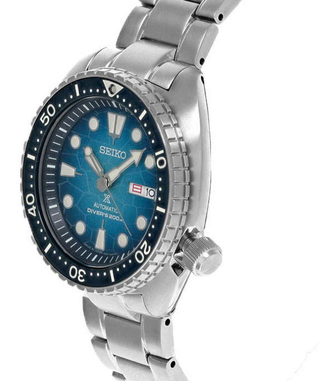 Seiko Prospex US Special Edition Automatic Blue Dial Silver Steel Strap Watch for Men - SRPH59