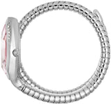 Just Cavalli Glam Evo 8 Pink Dial Silver Steel Strap Watch for Women - JC1L225M0015