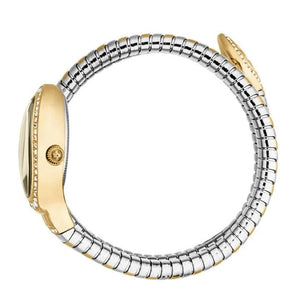 Just Cavalli Carezza Gold Dial Two Tone Steel Strap Watch for Women - JC1L372M0055