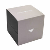 Emporio Armani Sea Explorer Black Dial Two Tone Steel Strap Watch for Men - AR60089