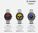 Seiko Speedtimer Solar US Special Edition Blue Dial Silver Steel Strap Watch for Men - SSC931