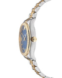 Versace Hellenyium Quartz Blue Dial Two Tone Steel Strap Watch for Women - VE2S00522