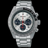 Seiko Prospex Speedtimer Solar Chronograph Silver Dial Silver Steel Strap Watch for Men - SSC911