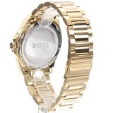 Hugo Boss Strike Blue Dial Gold Steel Strap Watch for Men - 1514172