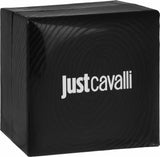 Just Cavalli Classico Lungo Red Dial Gold Steel Strap Watch for Women - JC1L248M0035