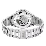 Hugo Boss Troper Automatic Chronograph Green Dial Silver Steel Strap Watch for Men - 1514200