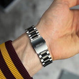 Seiko Prospex Speedtimer Solar Chronograph Limited Edition Blue Dial Two Tone Steel Strap Watch for Men - SSC909