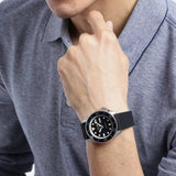 Seiko 5 Sports SKX Automatic Blue Dial Blue Silicone Strap Watch for Men - SRPD71K2