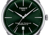 Tissot Chemin des Tourelles Powermatic 80 Green Dial Silver Steel Strap Watch for Men - T139.407.11.091.00
