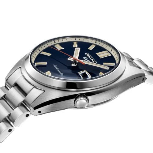 Seiko 5 Sports SNXS Automatic Blue Dial Silver Steel Strap Watch for Men - SRPK87K1