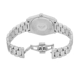 Emporio Armani Racer Chronograph Silver Dial Silver Steel Strap Watch for Men - AR11636