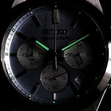 Seiko Conceptual Chronograph Ice Blue Dial Silver Steel Strap Watch for Men - SSB459P1