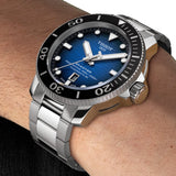 Tissot Seastar 2000 Professional Powermatic 80 Blue Dial Silver Steel Strap Watch for Men - T120.607.11.041.01