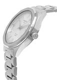 Tissot PRC 100 Solar Quartz Silver Dial Silver Steel Strap Watch for Men - T151.422.11.031.00