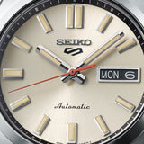 Seiko 5 Sports SNXS Series Automatic Beige Dial Silver Steel Strap Watch for Men - SRPK91K1