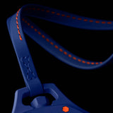 Swatch Royal Pop Blue Dial Blue Leather Strap Watch for Men - Orenji Hachi
