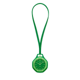 Swatch Royal Pop Green Dial Green Leather Strap Watch for Men - Green Eight