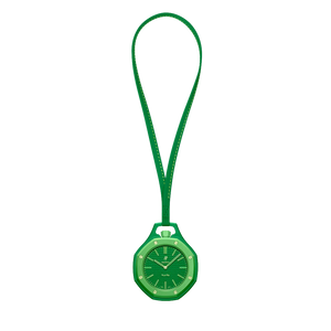 Swatch x AP Royal Pop Green Dial Green Leather Lanyard Watch for Men - Green Eight