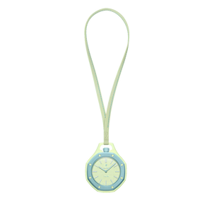 Swatch Royal Pop Lime Green Dial Lime Green Leather Strap Watch for Men - Blaue Acht