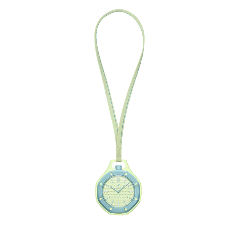 Swatch x AP Royal Pop Lime Green Dial Lime Green leather Lanyard Watch for Men - Blaue Acht