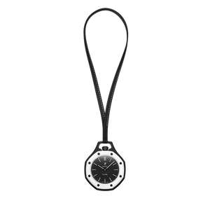 Swatch x AP Royal Pop Black Dial Black Leather Lanyard Watch for Men - Ocho Negro