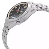 Seiko 5 Sports SNXS Series Automatic Black Dial Silver Steel Strap Watch for Men - SRPK89K1