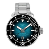 Tissot Seastar 2000 Professional Powermatic 80 Blue Dial Silver Steel Strap Watch for Men - T120.607.11.041.00