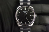 Tissot PR 100 Black Dial Silver Steel Strap Watch for Men - T150.410.11.051.00