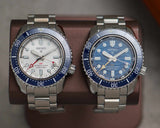 Seiko Prospex 1968 Heritage Diver's GMT 60th Anniversary White Dial Silver Steel Strap Watch for Men - SPB519J1