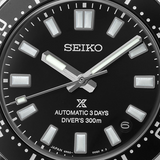 Seiko Prospex 1965 Heritage Divers Automatic Black Dial Silver Steel Strap Watch for Men - SPB453J1