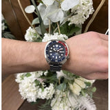 Seiko Prospex Sea Padi Blue Dial Silver Steel Strap Watch for Men - SRPE99K1