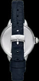 Emporio Armani Mia Moonphase Blue Dial Blue Leather Strap Watch for Women - AR11629